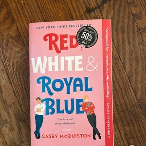 Red, White & Royal Blue by Casey McQuiston - Pink Cover